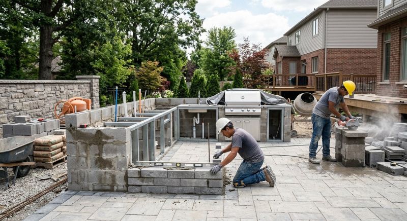 Outdoor Kitchen Installation in Houston, TX