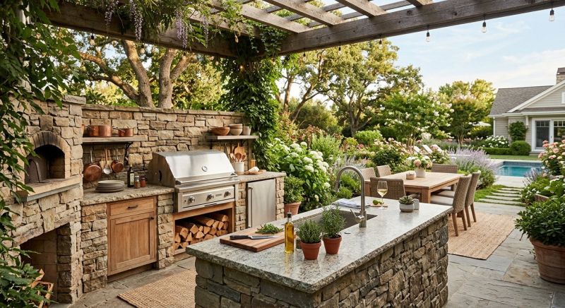 Outdoor Kitchen Installation in Conroe, TX